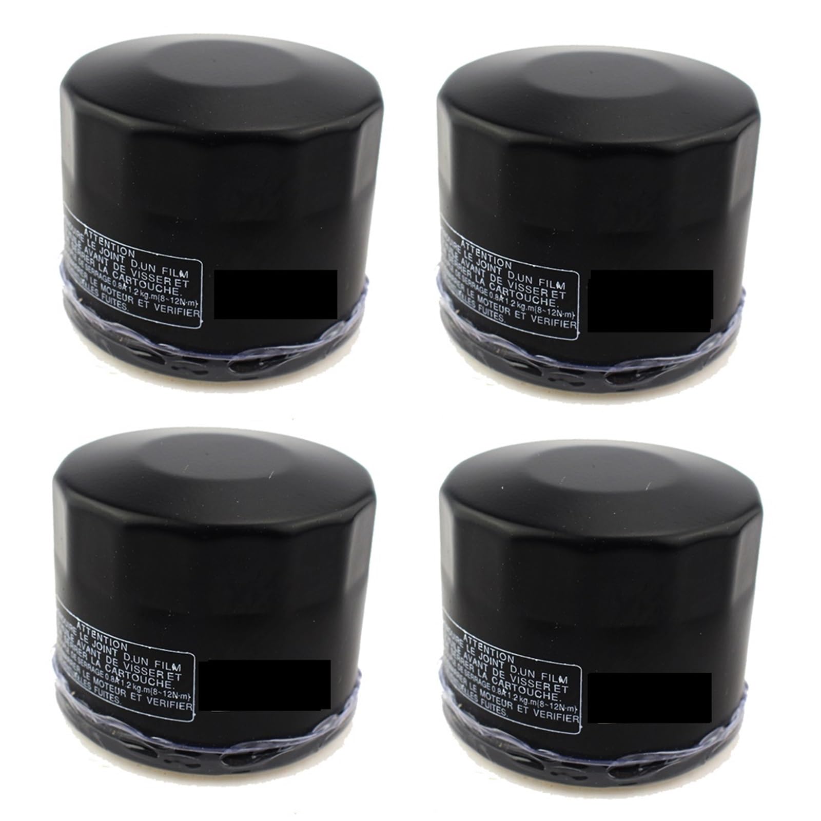 filtr oleju do motocykli Filtr oleju silnika motocyklowego pasujący do Yamaha XP500 XP530 Tmax530 Tmax500 FZS600 Fazer XVS1300 YFM660 Grizzly YFM700(4pcs)