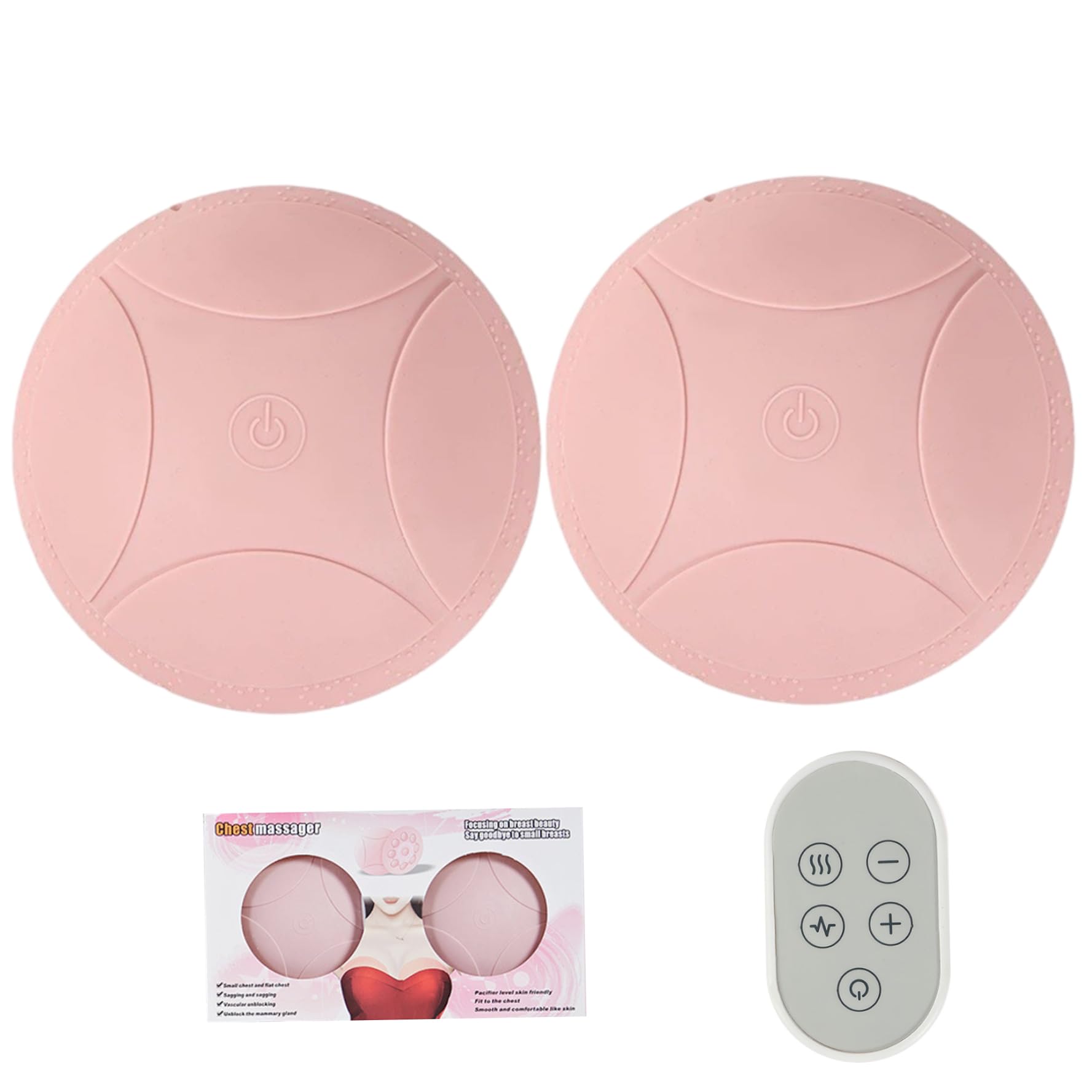 Masseur de sein sans fil pour femmes, masseur en Silicone Rechargeable avec 5 Modes, conception étanche et silencieuse pour plus de confort