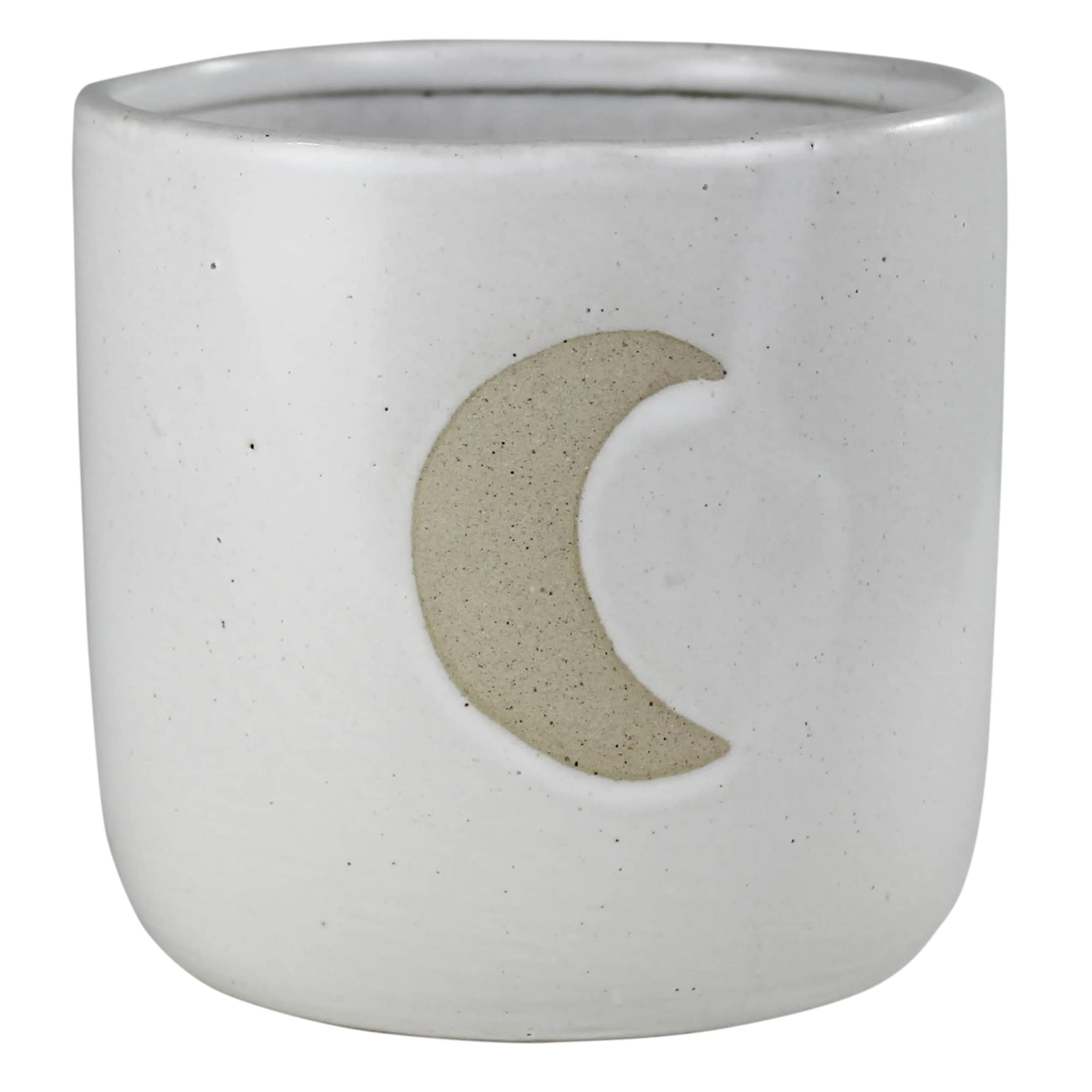 HomArt Moon Cielo Cachepot, 5.5-inch Diameter, Ceramic