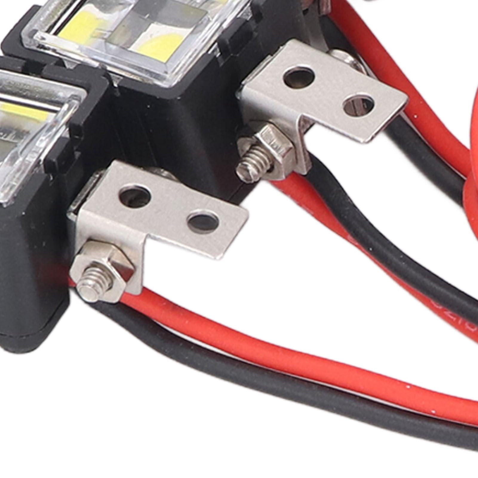RC -LED -Leuchten, RC -Auto -Front -Scheinwerfer für Axial für SCX10 90046 für RC Car Lights Weiße Beleuchtung Hochhellig LED -Scheinwerfer für 1:10 RC Crawler (4LED)