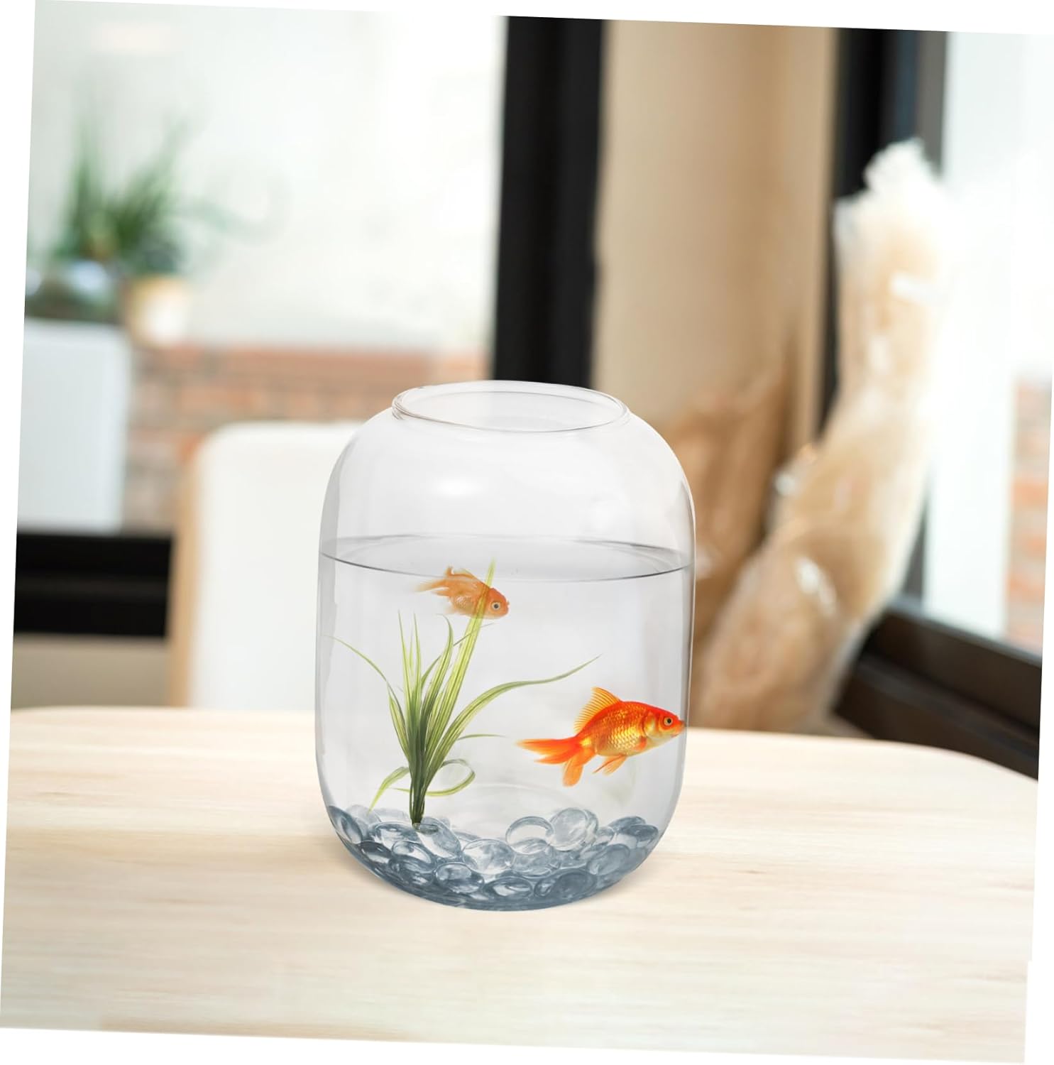 GALPADA Glass Hydroponic Vase for Indoor Plants Container for Flowers Microlandscape and Fish Tank Decoration Versatile Design for Home and Wedding Decor