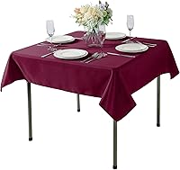 Vista 376 de Rectangle Tablecloth 90x132 inch Washable Polyester Fabric Table Cloth for Wedding Party Dining Banquet Decoration（90x132, Turquoise）