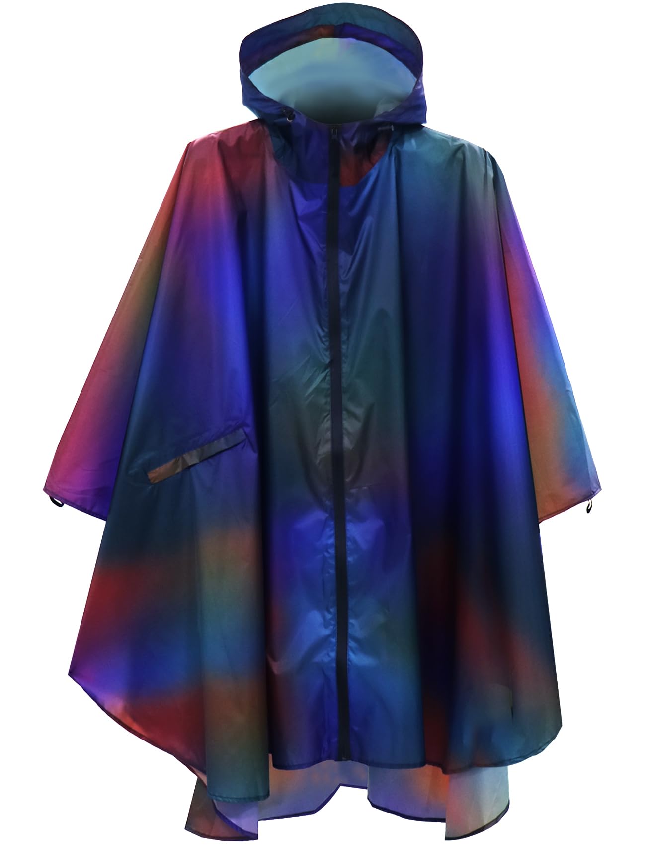 ANYOO Impermeabile Poncho Mantella Pioggia Donna Leggero e Portatile Impermeabile con Cappuccio, Ideale per Campeggio all'aperto Escursionismo Sopravvivenza