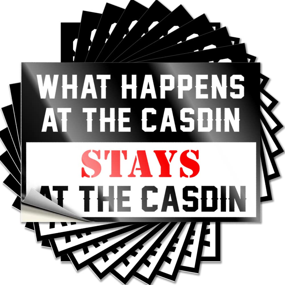 What Happens At The Casdin Stays At The Casdin Men Crazy - Funny Sticker Bumper Waterproof Decal(6X9CM)