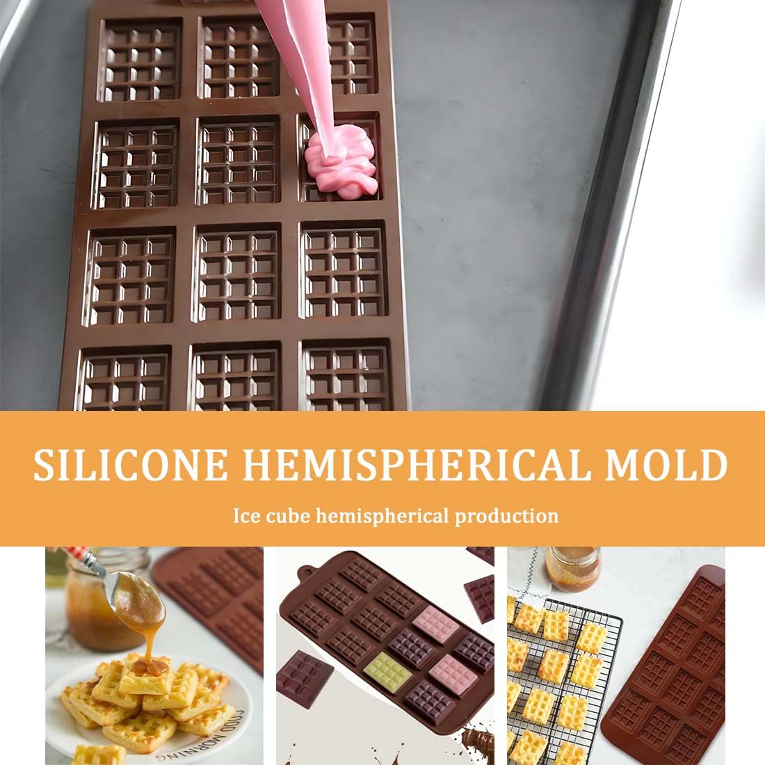 Stampo Cioccolato Silicone Halloween Stampo Per Cioccolato In Silicone Halloween Kamehame - 2 Pezzi, Per Dolci E Cioccolatini Fatti In Casa Stampo Per Cioccolatini Tema