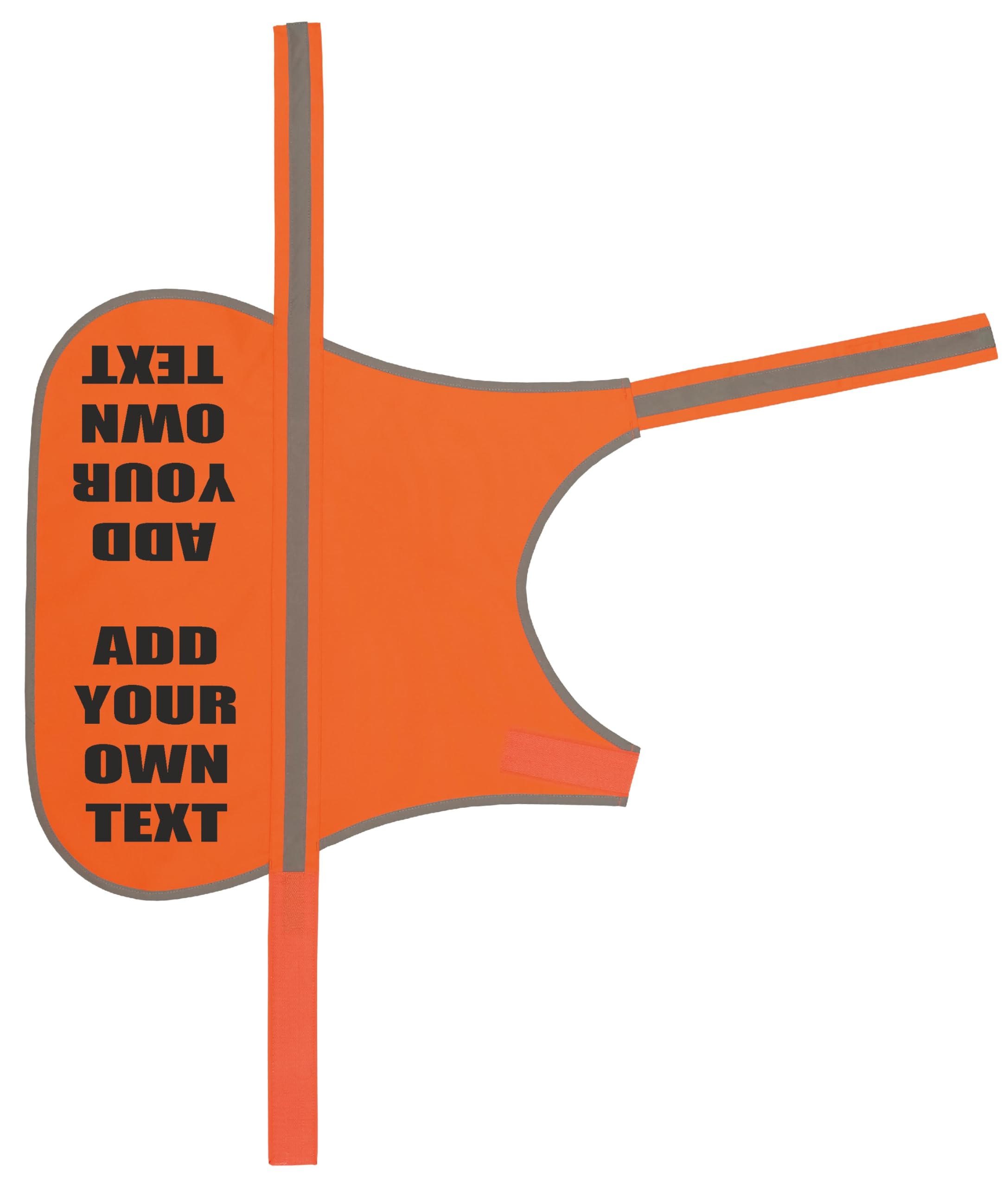 Flexi-Print Personalised Dog Coats - Hi Vis Reflective, Service Dog Vest, Nervous Dog Products, Dog Hi Viz, Reactive Dog Warning, Dog Raincoat, Assistance Dog Vest, Dog Walking Accessories, Orange