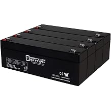 Mighty Max Battery 12V 2.3AH F1 SLA Replacement Battery Compatible With Yucel Y2.1-12 - 4 Pack