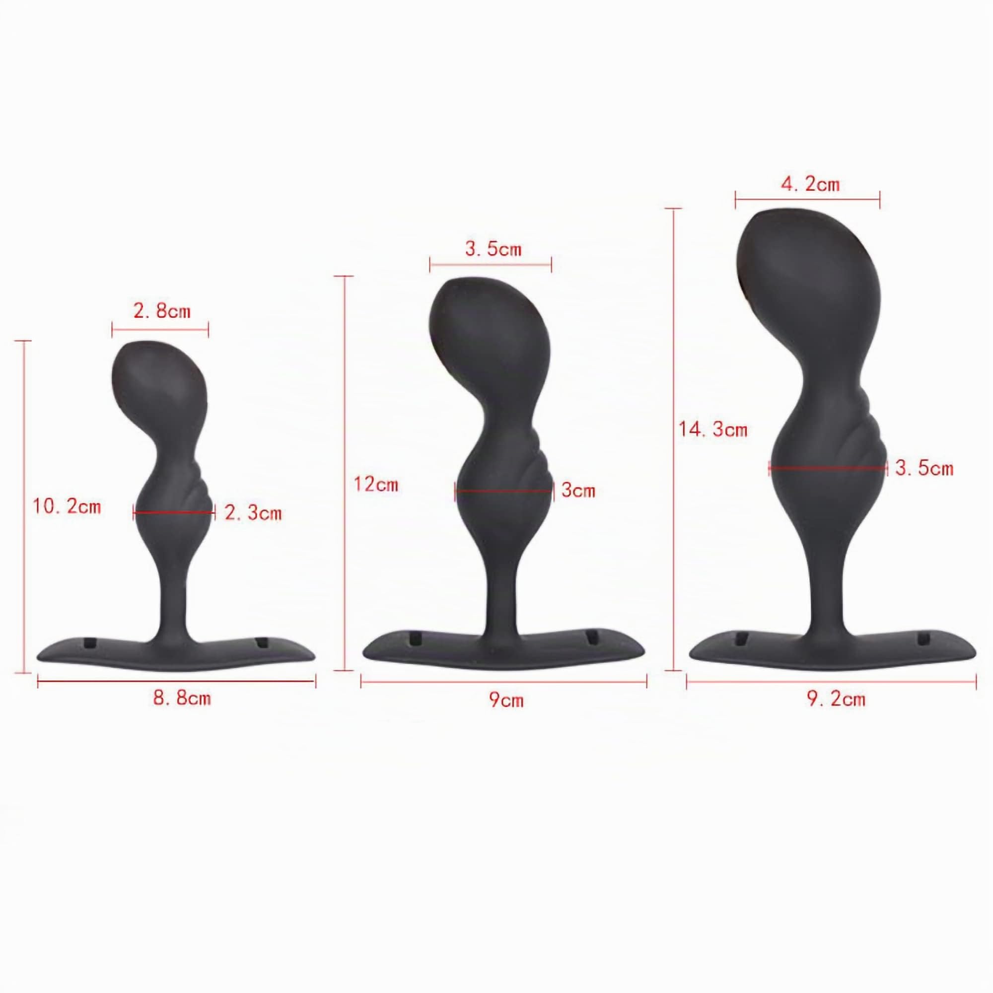 Slip con plug anale - Butt plug harness - medium