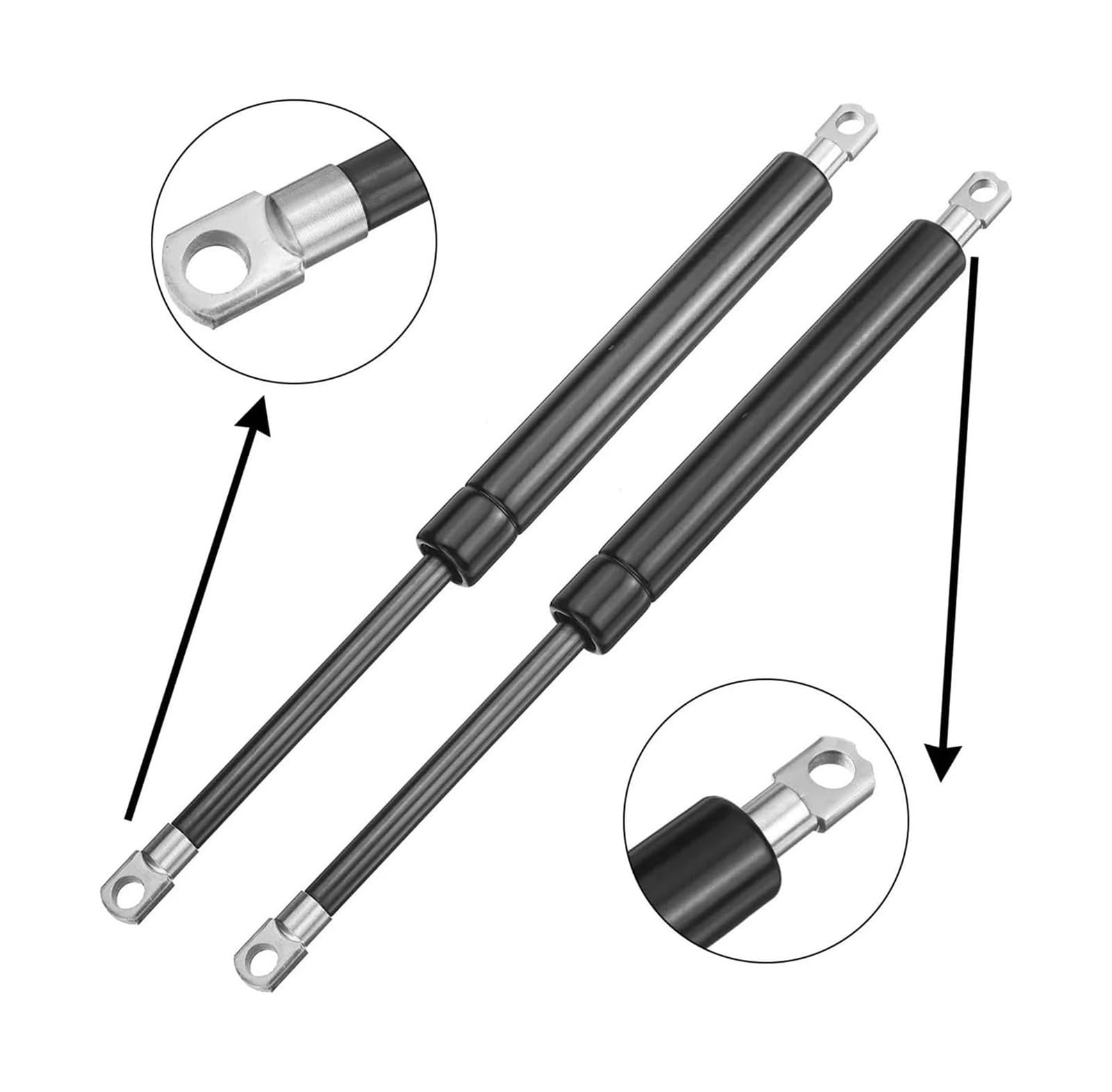 Tige hydraulique Amortisseur De Hayon Vérin À Gaz Barre Support Ressort Pour Camion Camionnette Bateau Fenêtre 2 Pièces 200 N 200-600 Mm(200MM)