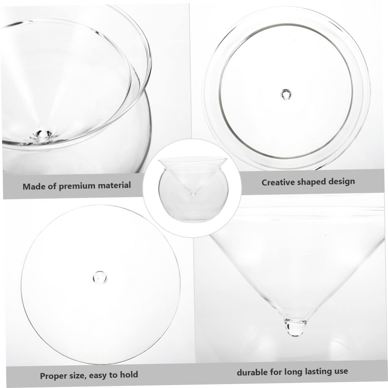 STOBAZA Tall Cocktail Glasses Unbreakable Drinking Glasses Classic Wine Glass Creative Glass Cup