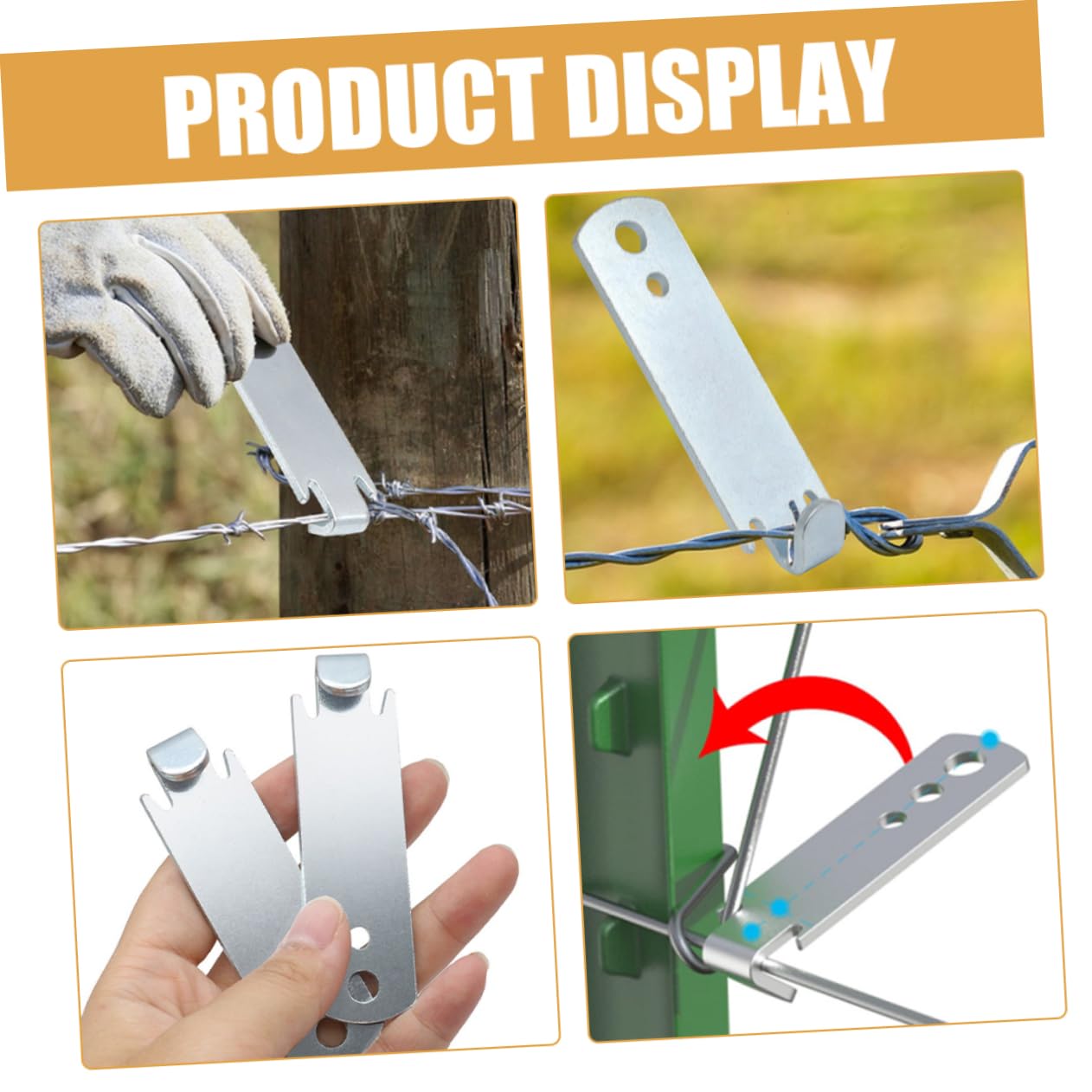 BESPORTBLE 20pièces Tendeur De Câble Métallique Outils De Tension pour Fences Compact Et Légers Installation Facile des Risques Injures