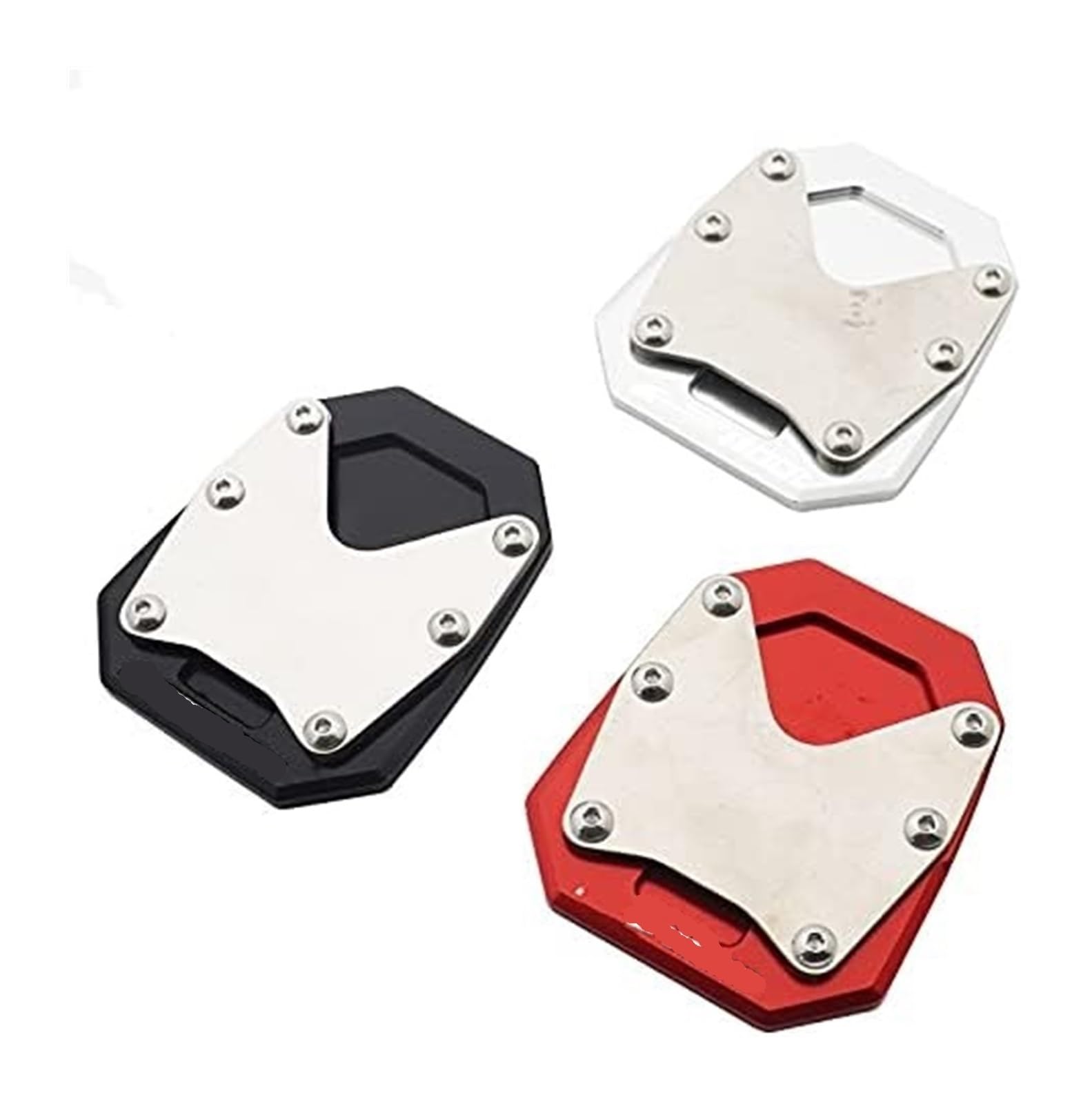 RAN Ashata agrandisseur de béquille latérale Moto béquille Extender Pad pied béquille latérale