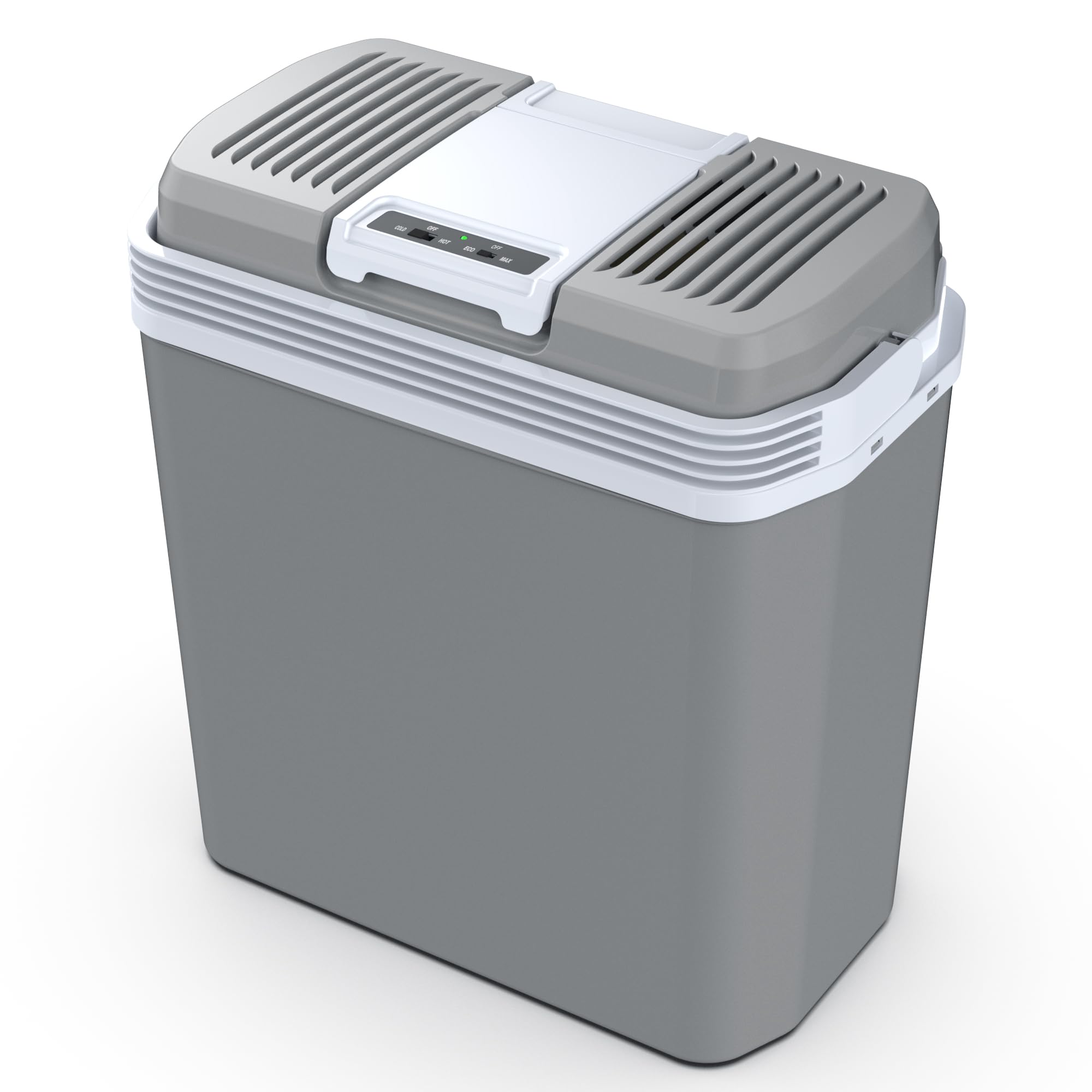 Puremy 24 Liter Kühlbox 2 in1 elektrische 12V 230V Kühlen und Wärmen Mini Kühlschrank ECO MAX Modus