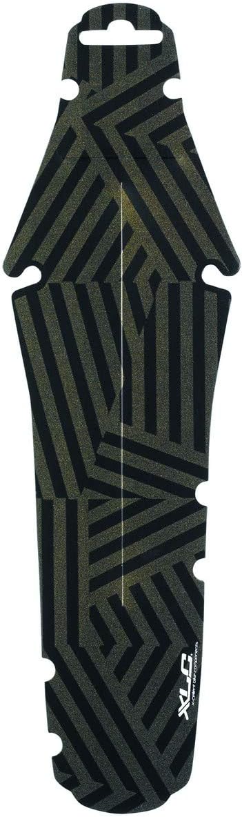 XLC Unisex - Adult Mini Mudguard MG-C32 Black Gold 100Mm