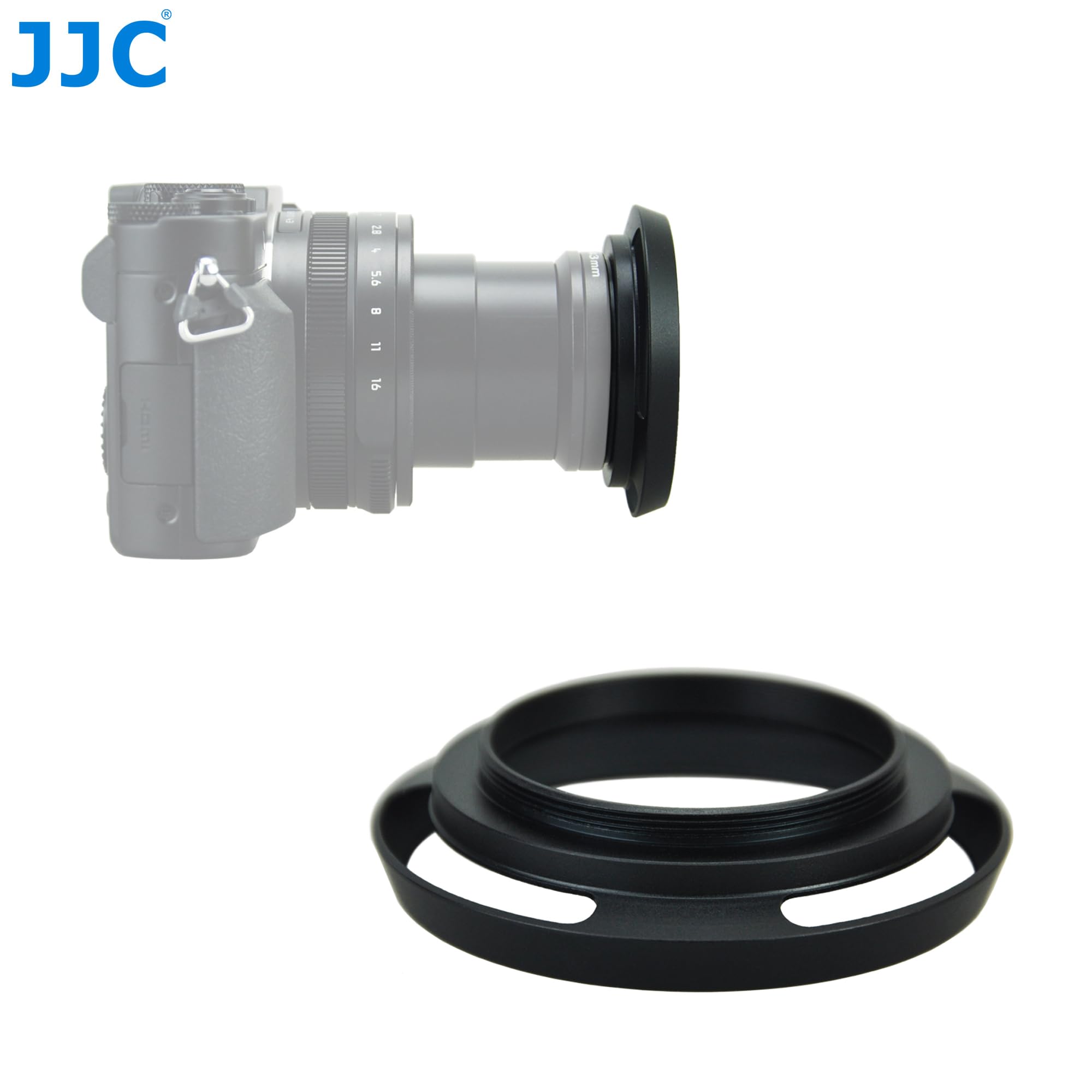JJC LH-43LX100 Pare-soleil circulaire en métal E43 pour | FindTheDeal