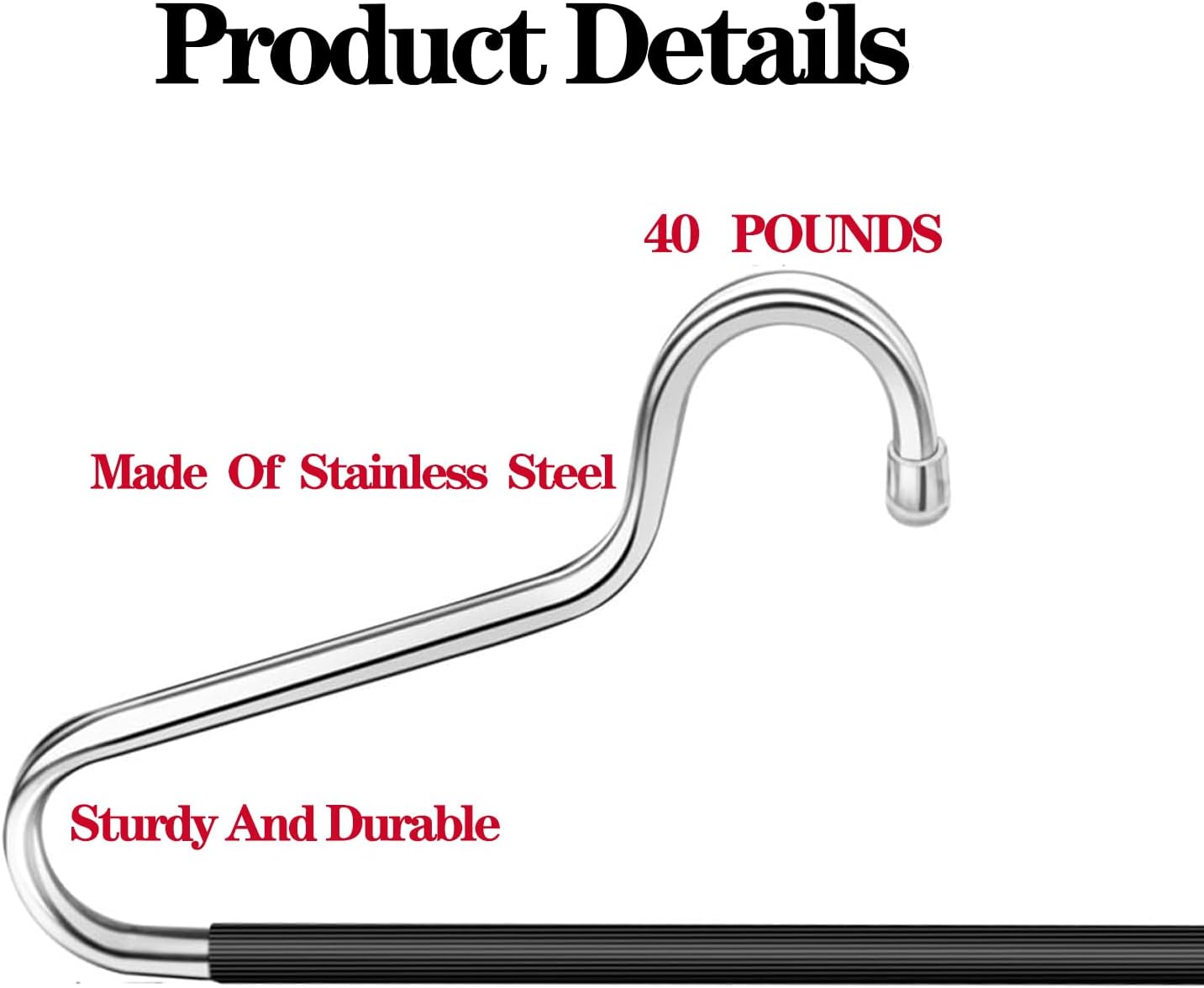 10 Packs Heavy Duty Hanger, Quilt Hangers for Wall Hangings, Heavy Duty Hangers for Quilts,Pants, Jeans, Skirts Scarfs Comforters, Table Cloths, Towels (Extended Wide: 15 inches) - Image 3