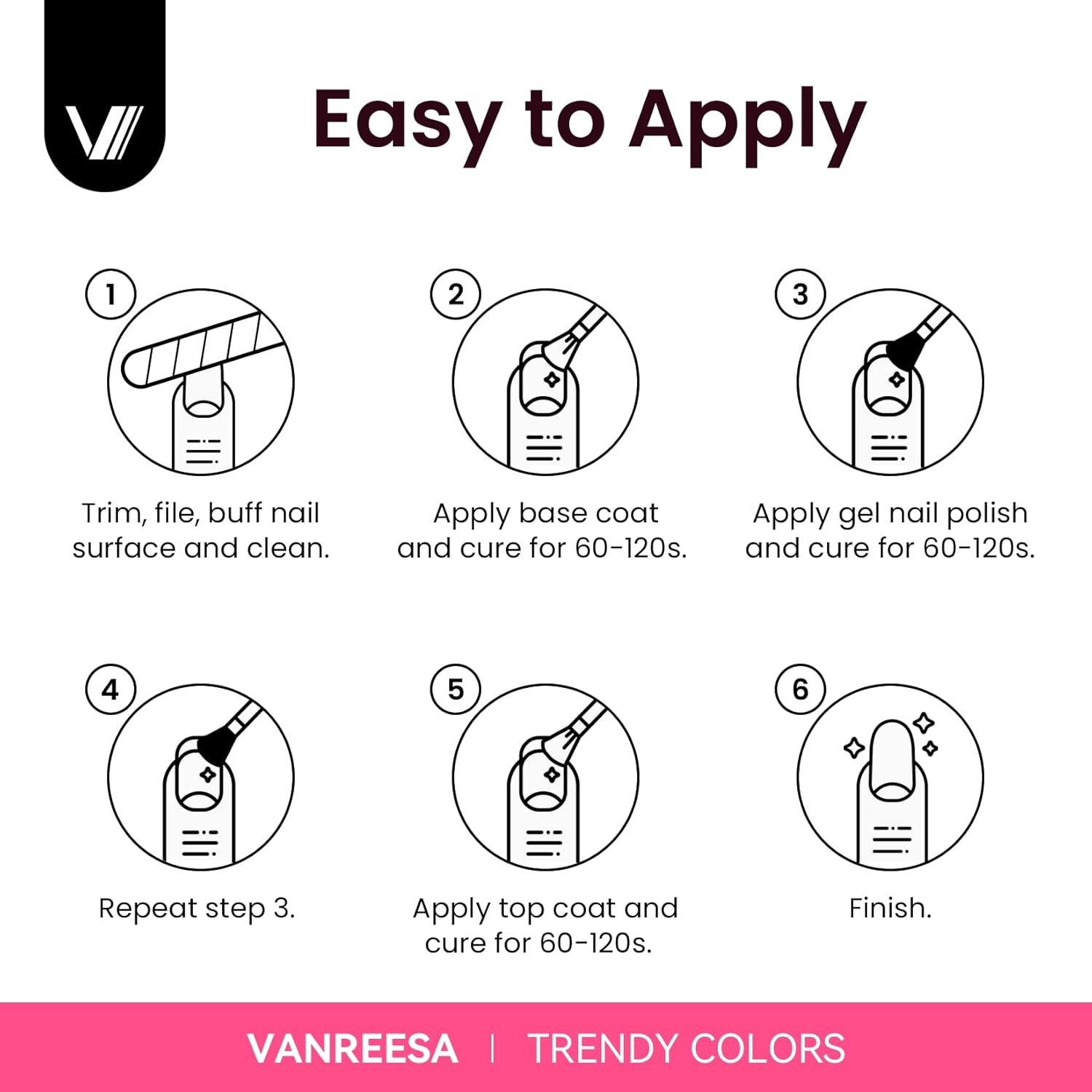 VANREESA Gel Nail Polish Kit with U V Light 53 Pcs Gel Polish Nail Set 36 Colors Nail Polish Set + Base and 4 Effects Top Coat with Manicure Tools Complete DIY Nail Kit Gifts for Women Girls