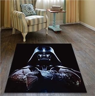 chengcheng Star Wars Samurai Square Carpet Habitación para niños Habitación Infantil Alfombra Antideslizante Silla de Piso Pad Drum Pad 160x160cm