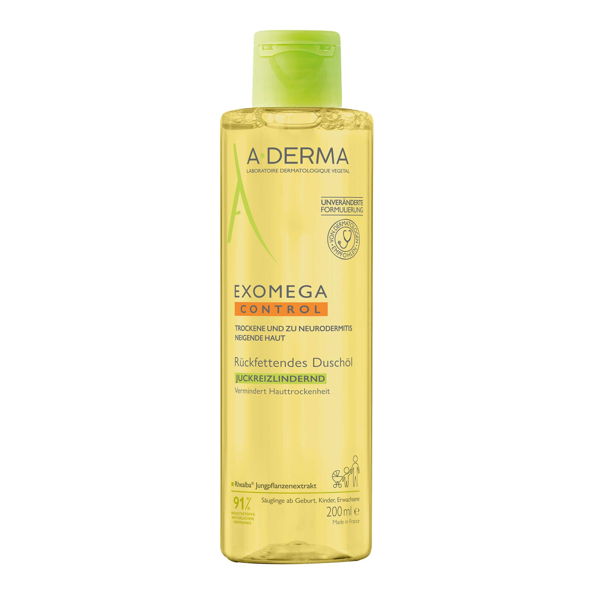 A-Derma Exomega Control Olio Doccia Emolliente 200 ml