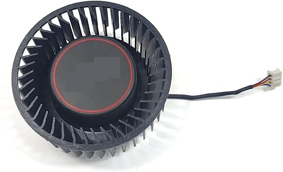 MAHIE New 75MM 4PIN PLB07525B12HH RX Vega 56 AIR GPU Fan,Compatible for MSI RX Vega 56Vega 64 Graphics Card Cooling Fan Cheerfully