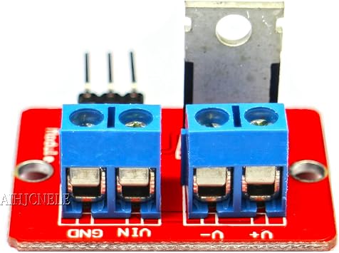 5pcs IRF520 MOSFET Driver Module MOS Tube FET MCU Driver Board PWM Adjustable Button 3.3V-5V for Arduino Raspberry PI ARM