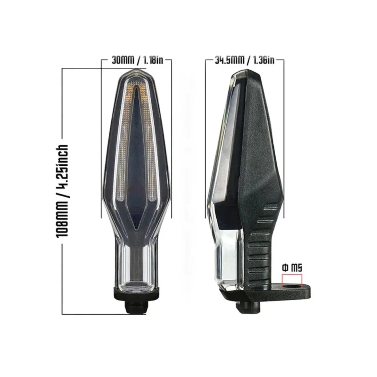 Per R1200GS Per Adventure 2014-2017 2018 Per S1000RR R1200R Per R1200RS 2015-2018 Anteriore Indicatore Di Direzione Posteriore Lampada(4pcs)