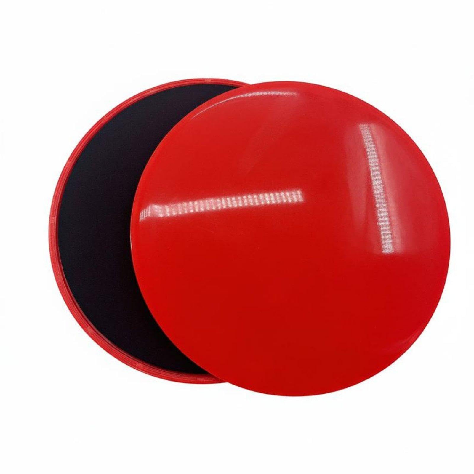 2 Pieces Core Slider Discs Double-Sided-Sided Exercise Sliders Lightweight and Portable Fitness Sliding Discs for Home Gym, Travel Red-image-24
