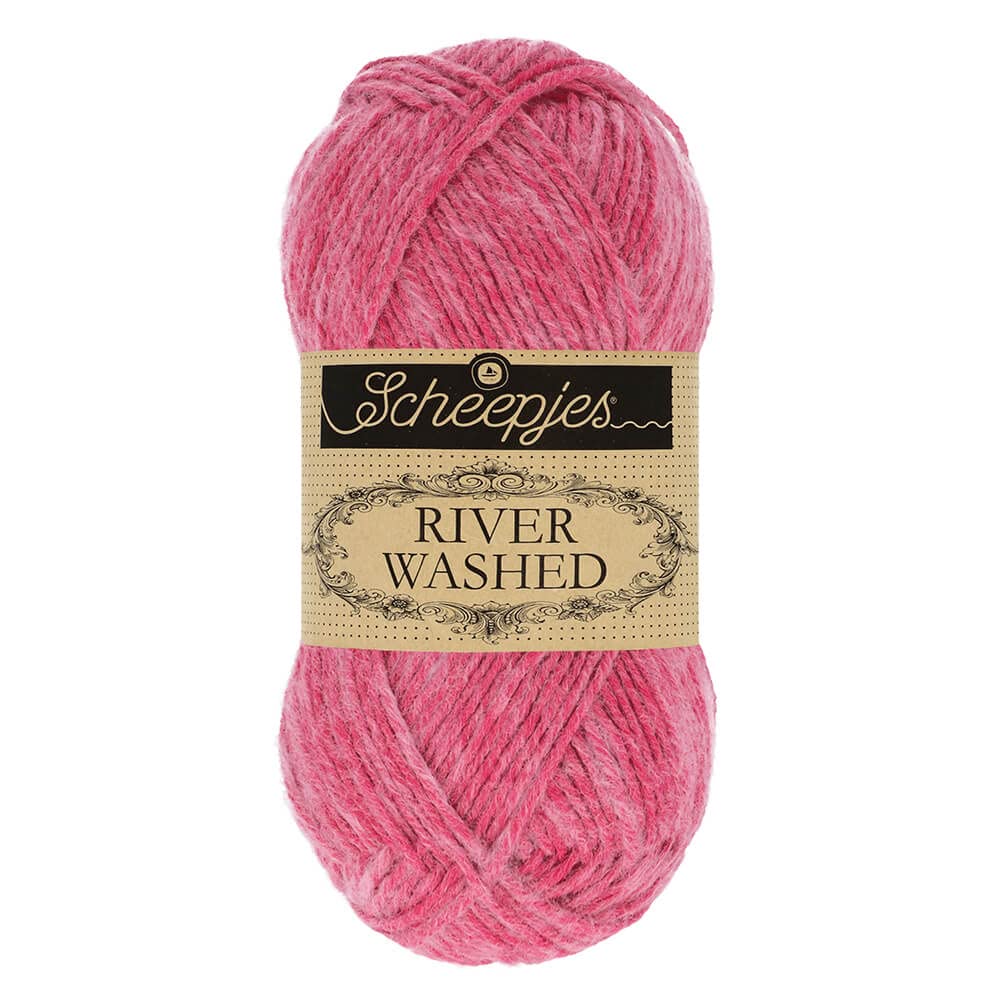 Scheepjes River Washed 50g - 943 Mekong, Roze Haak- en Breigarens