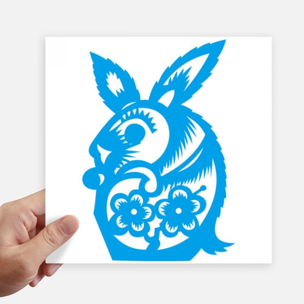 Sticker Lapin de 20cm pour décorer votre valise de voyage et votre moto