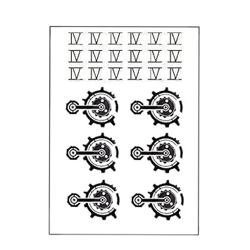 Temporary Tattoos Full Set for Vi Arcane Cosplay Prop Body Tattoo Sticker Women Anime Conventions Black