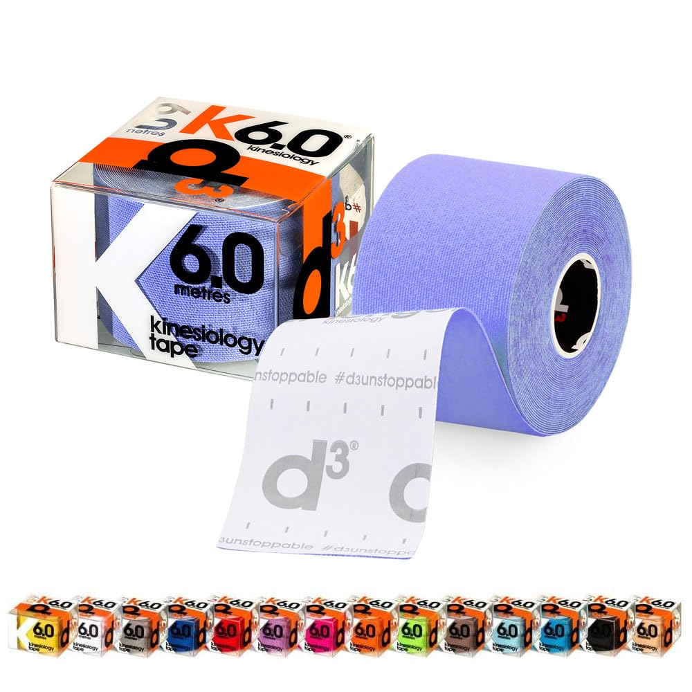 SPORTTAPE 3 Rotoli Nastro Ossido di Zinco 3,8 cm x 10 m | Nastro Sportivo Rigido per Caviglie, Ginocchia e Spalle | Boxe, Rugby, Calcio, CrossFit | Supporto Articolare Anti-Vesciche Strappabile a