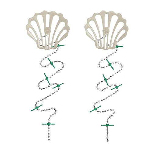 ​DrainWig Shower Drain Hair Catcher – Disposable White Ocean (2-Pack)