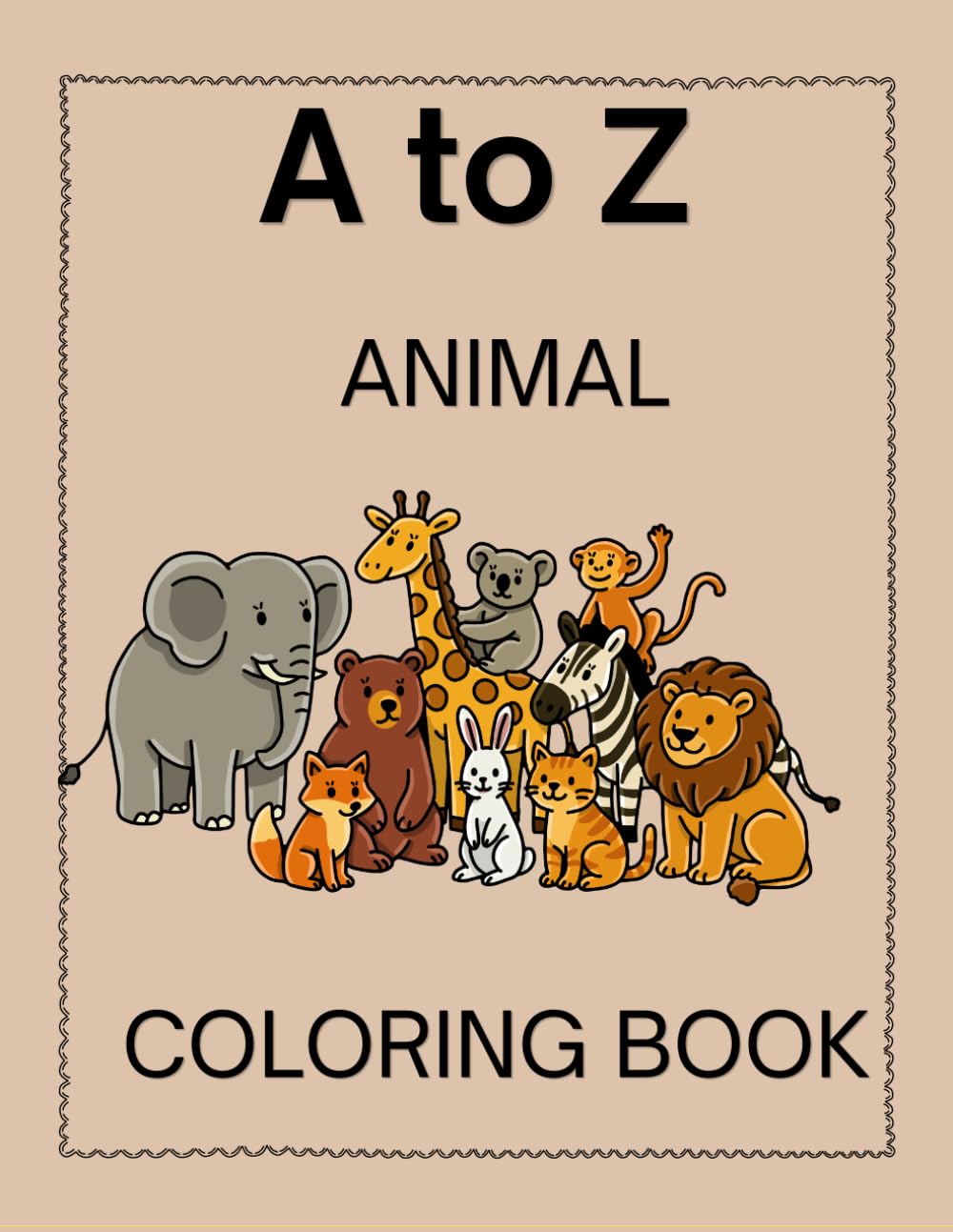 A to Z Animal Coloring Book