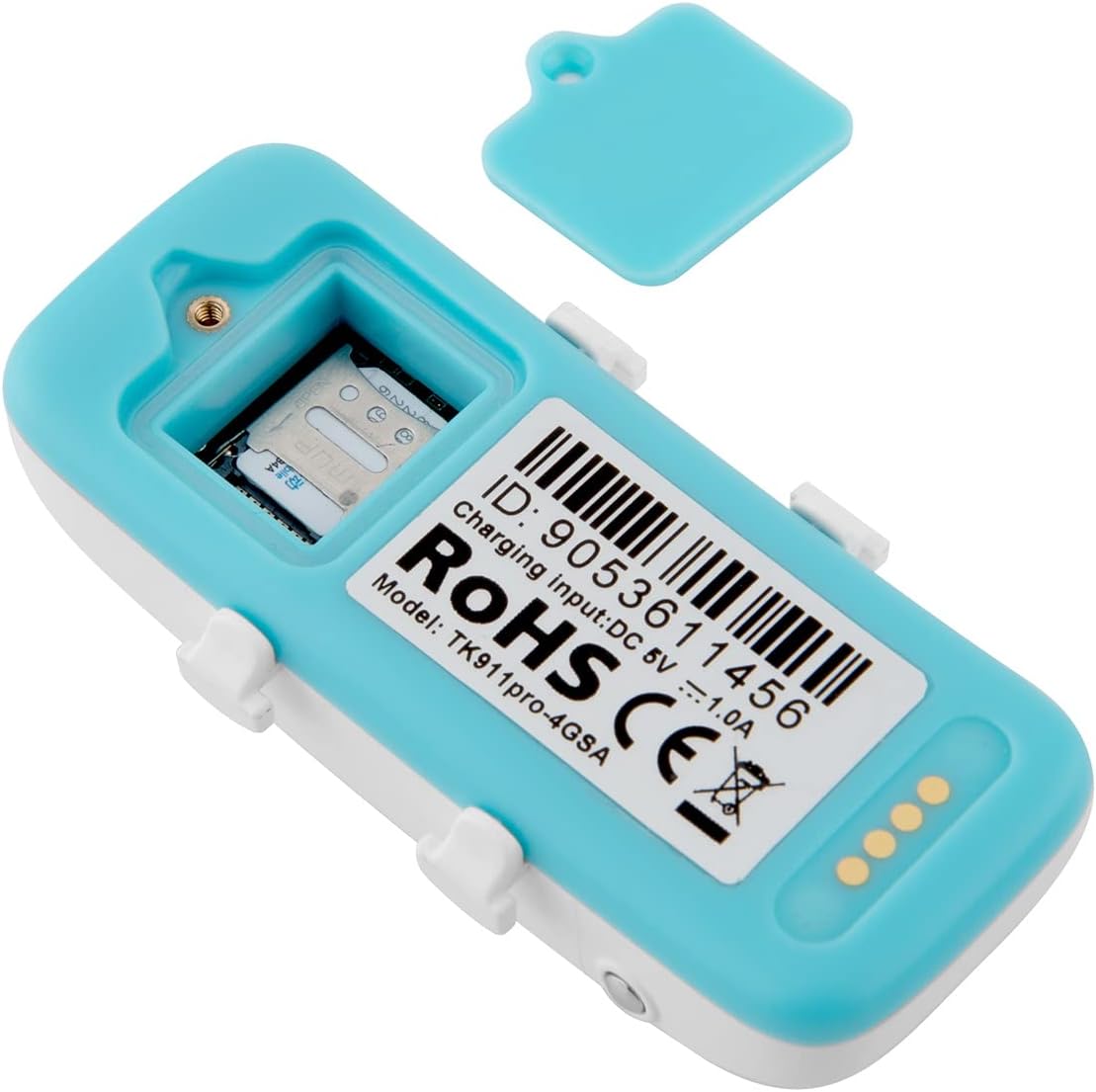 Zeerkeer 4G Pet GPS Tracker Waterproof Real-time Mini Pet Cat Dog GPS Tracker Locator Pet Location & Activity Trackers Collar for Dogs, Cats, Pets,Kids,Elders, Free APP/Web Platform Control