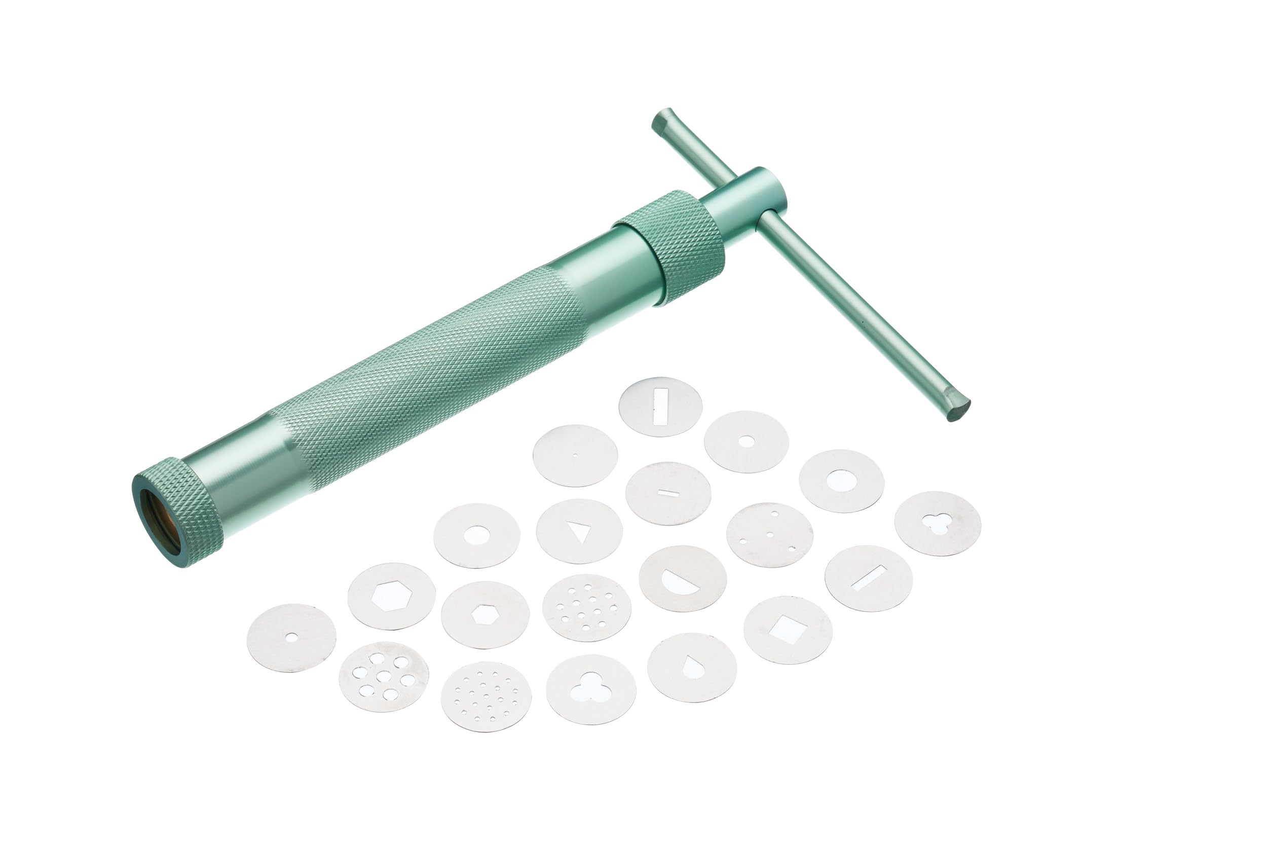 KITCHENCRAFT Sweetly Does It Sugarcraft Icing Gun, With Twenty Cutters, Blister Carded