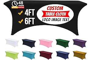 Customizable Spandex Tablecloth