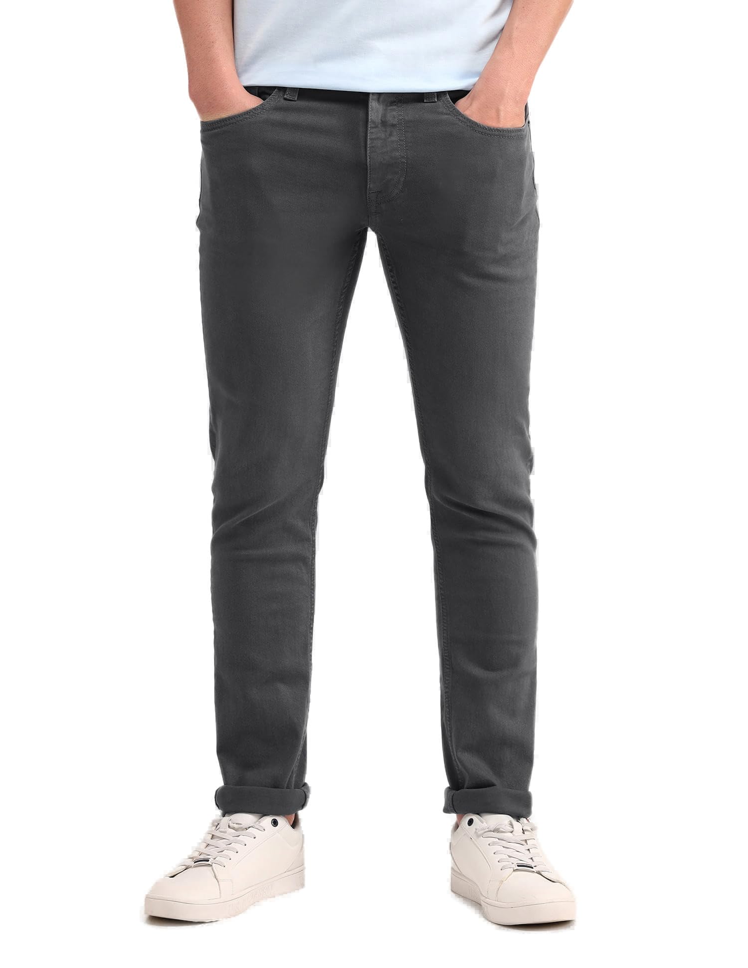 u.s. polo assn. Men's Slim Fit Mid Rise Jeans-picture-29