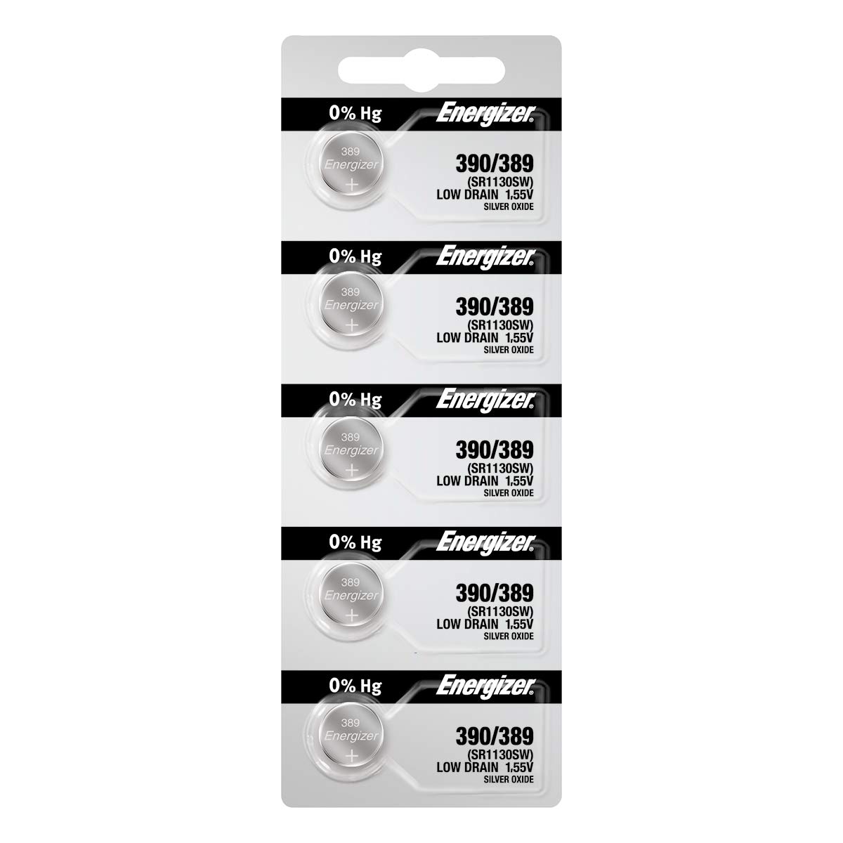 Energizer 390 389 Silver Oxide Cd 5