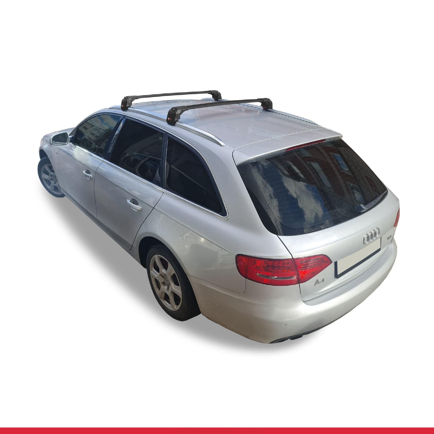 Belka poprzeczna AIR-2 do Audi A4 (B8) AVANT 2008-2015 Bagażniki dachowe bagażnik samochodowy czarny
