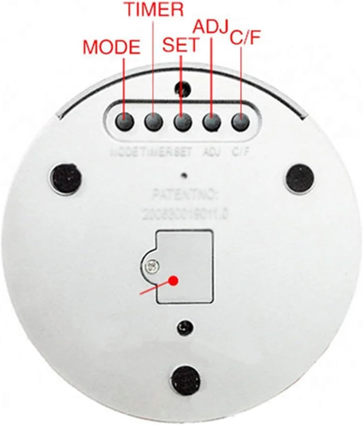 デジタルカウントダウン時計ペンホルダー、多機能LCDディスプレイ、時間、日付、温度アラームを表示、収納引き出し付き(Black)