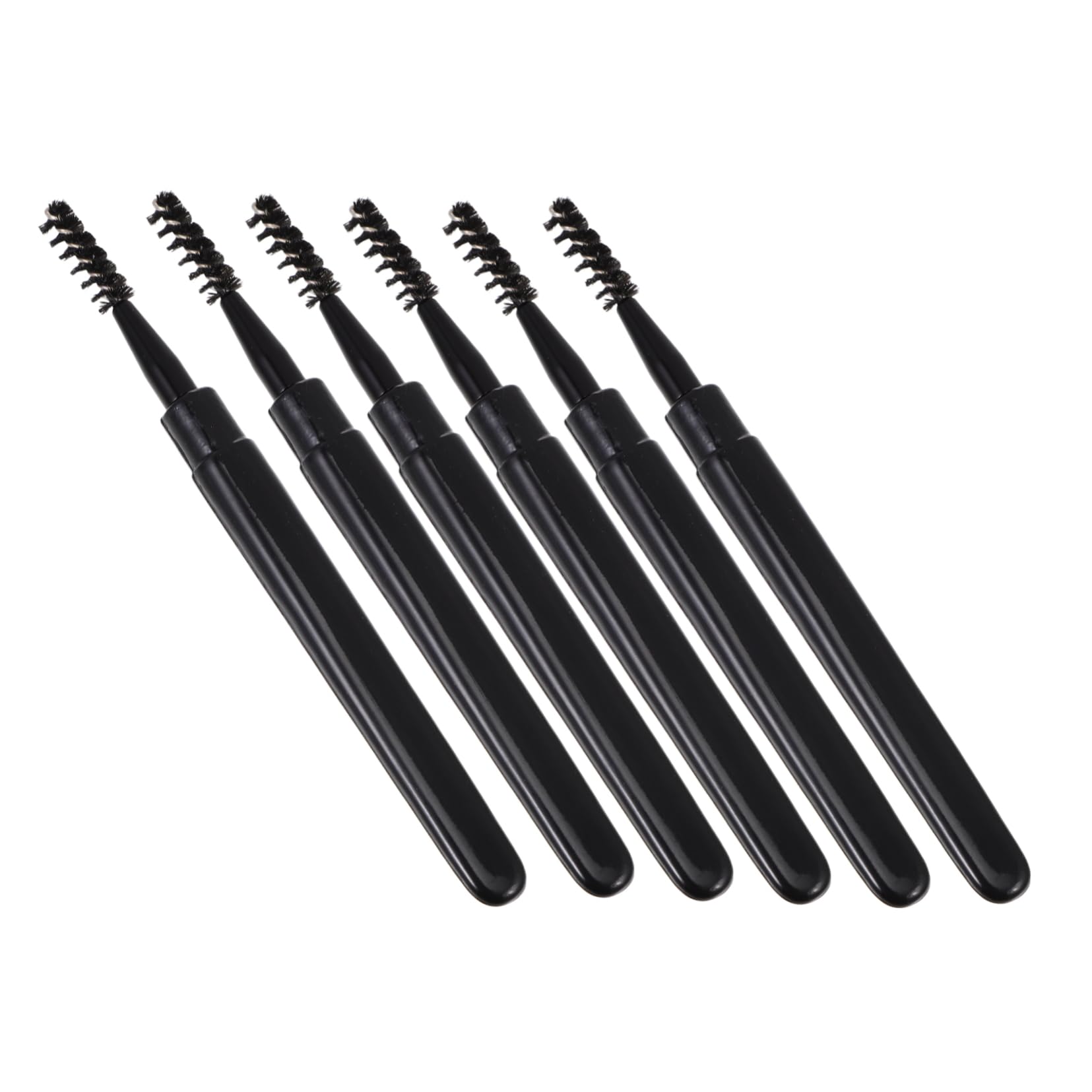 Ipetboom 6Pcs Eyelash and Eyebrow Brush Portable Mascara Applicator Spoolie Comb for Eye Makeup Lightweight and Easy to Use for Travel and Storage