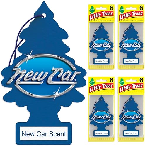 Miniatura 2 de LITTLE TREES Ambientador para coche árbol colgante que proporciona un aroma de larga duración para el automóvil o el hogar aroma de coche nuevo 6