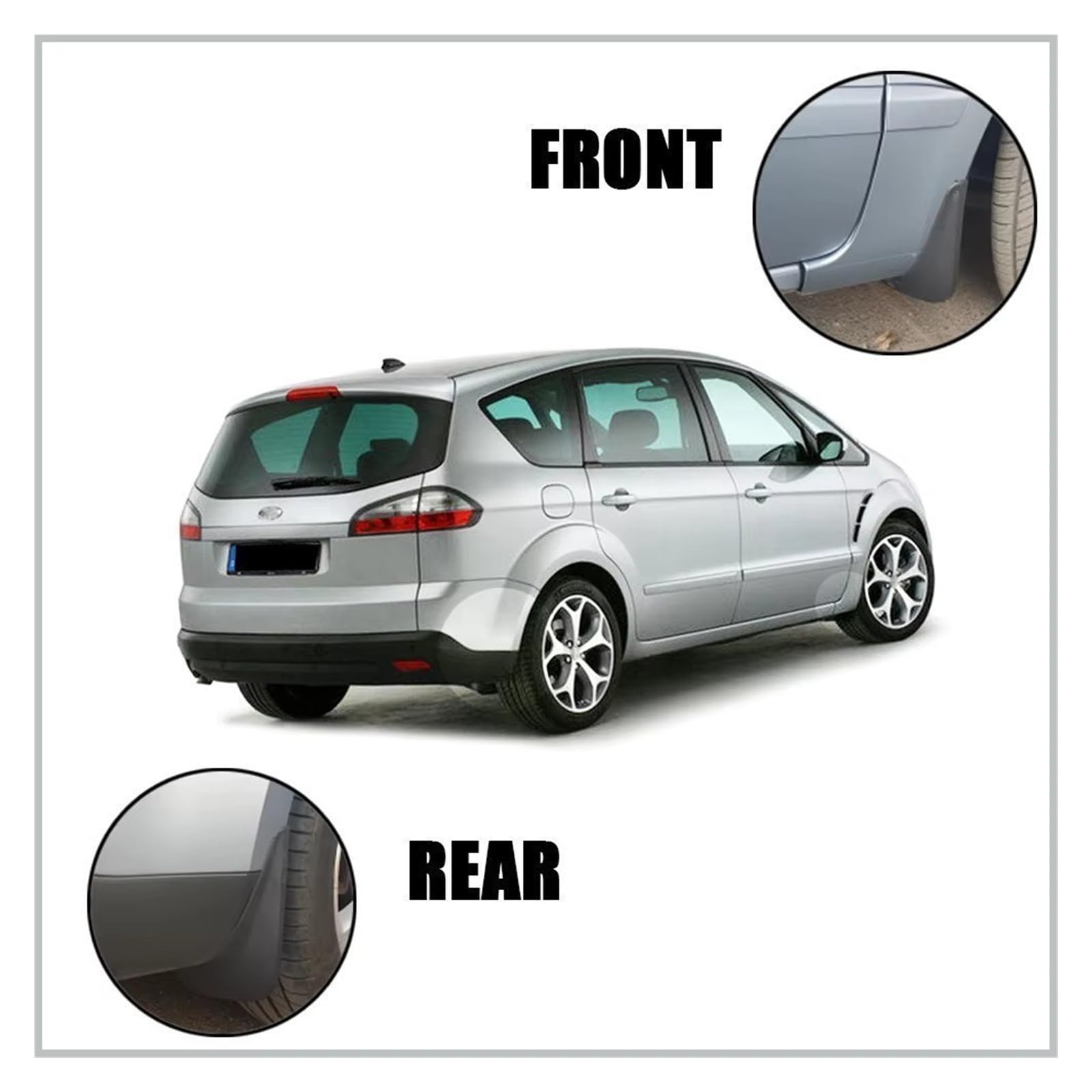 Per Ford Per S-Max Per Galaxy 2006 2007 2008 2009 2010 2011 2012 2013 2014 2015 Anteriore Posteriore Mud Flaps Paraspruzzi Parafanghi Auto Parafanghi Paraspruzzi