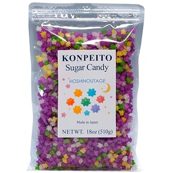HOSHINOUTAGE Konpeito Japanese Star Sugar Candy 18oz [510g] Shobu