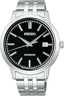 [セイコーウオッチ]SEIKO SELECTION SCVE061 メンズ腕時計 日本製 メカニカル 自動巻(手巻つき) 日付カレンダー搭載 シースルー・スクリューバック 文字盤ブラック ステンレススチール