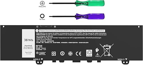 UOROLBMY Nueva batería para portátil 38WH F62G0 39DY5 para Dell Inspiron13 7000 i7373 7370 7380 7386 2 en 1 P83G P87G P91G P83G001 P83G002 P87G002 disponible en Yaxa Guatemala