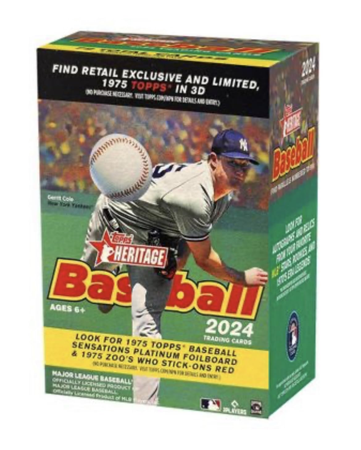 Amazon.com: 2024 Topps MLB Heritage Baseball Value Blaster Box