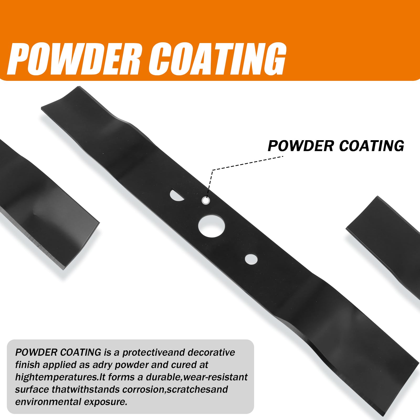 AC04154 - Cuchilla de repuesto para cortacésped Ryobi de 40 voltios y 16 pulgadas, compatible con RY40112A, RY40100A, RY40140, RY40104A, P1111, P1100A, P1120 y P1102A, repuesto para 639154 80003
