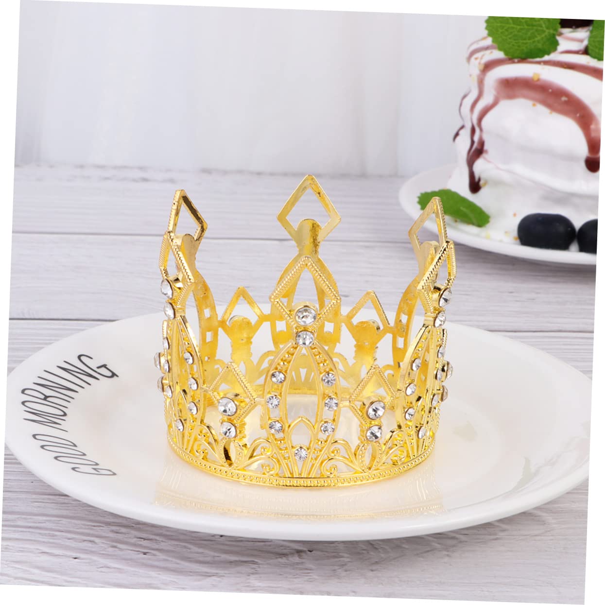 3 Set di Decorazioni per Torte di Compleanno Mini Toppers per Torte A Forma di Sicuri Ed Eleganti per Le Celebrazioni 2 Pezzi * 3