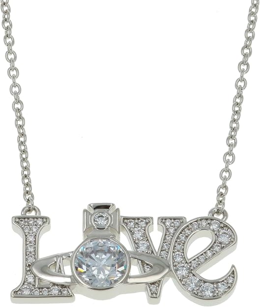 Amazon | [ヴィヴィアンウエストウッド] LOVE ネックレス 630203DO